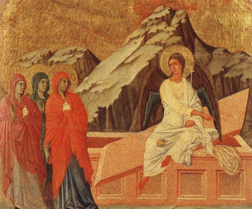 Duccio The Holy women at the grave